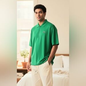 Lacoste Men's Green Polo Shirt